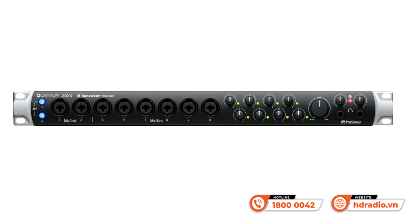 Soundcard PreSonus Quantum 2626 Thunderbolt™ 3 Audio Interface