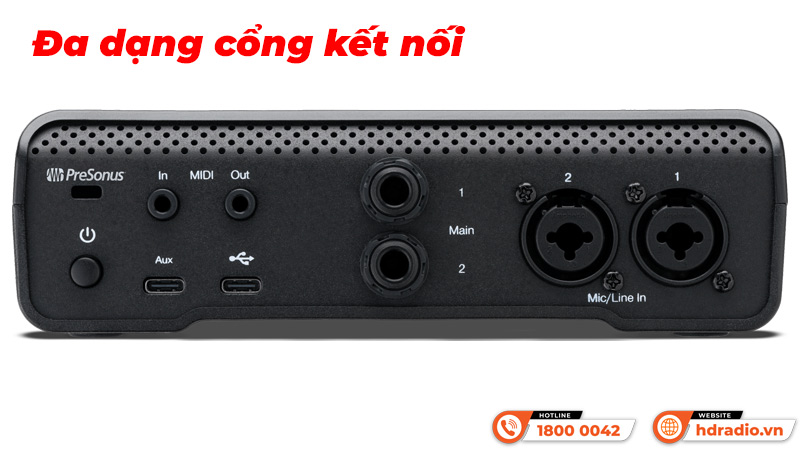 Kết nối Soundcard PreSonus Quantum ES 2