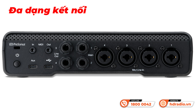 Kết nối Soundcard PreSonus Quantum ES 4