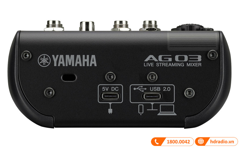 Bàn mixer Yamaha AG03MK2, 3 kênh, LOOPBACK-6