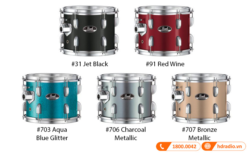Trống Pearl Roadshow RS505C/C-8