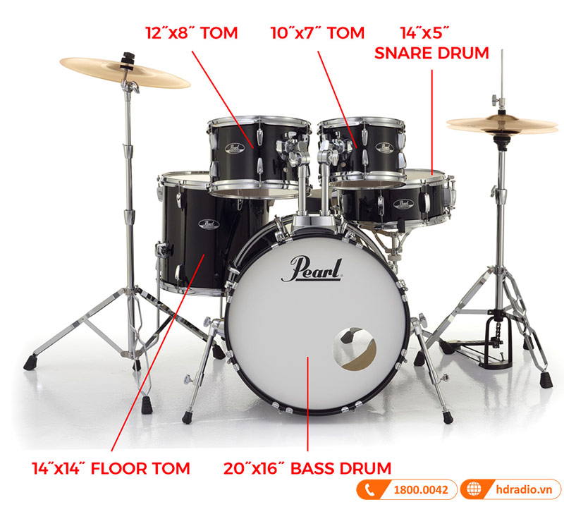Trống Pearl Roadshow RS505C/C