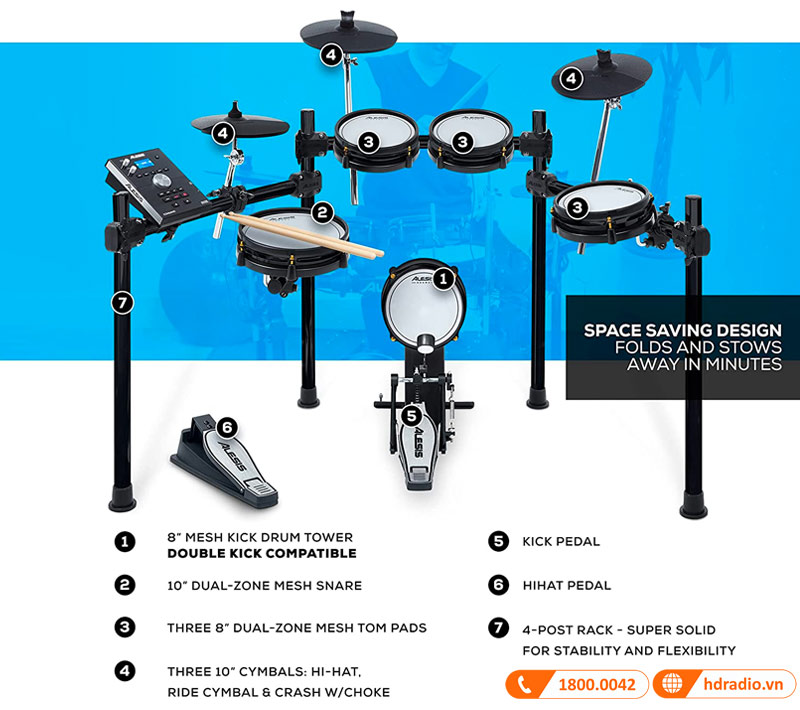 Trống Điện Tử Alesis Command SE Kit