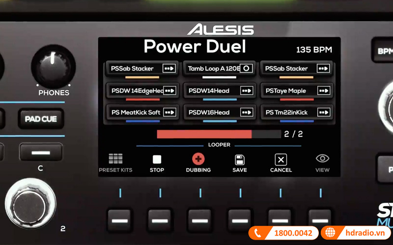 Trống Điện Tử Alesis Strike MultiPad-9