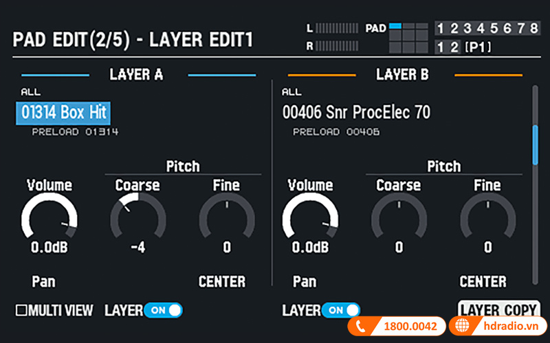 Trống điện tử Roland SPD-SX PRO