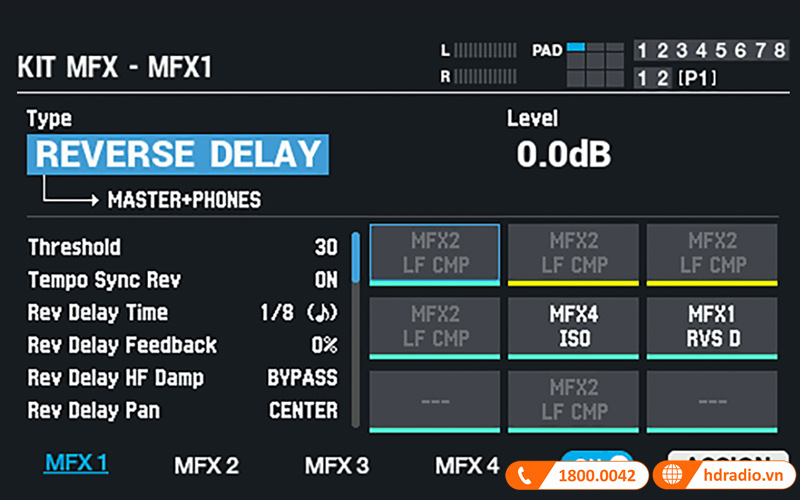 Trống điện tử Roland SPD-SX PRO