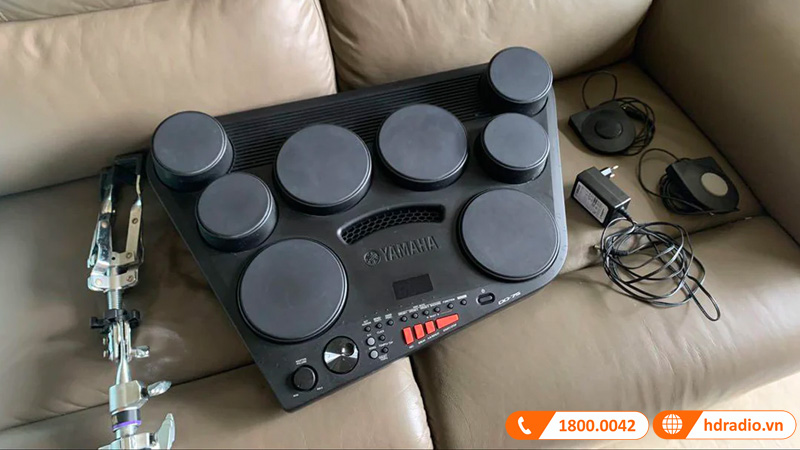 Trống Điện Tử Yamaha DD-75, 8 mặt trống, 570 âm sắc, 2 bàn đạp pedal, Reverb và Master EQ, AUX IN-5