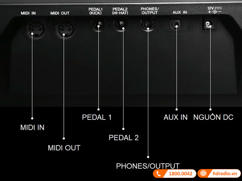 Trống Điện Tử Yamaha DD-75