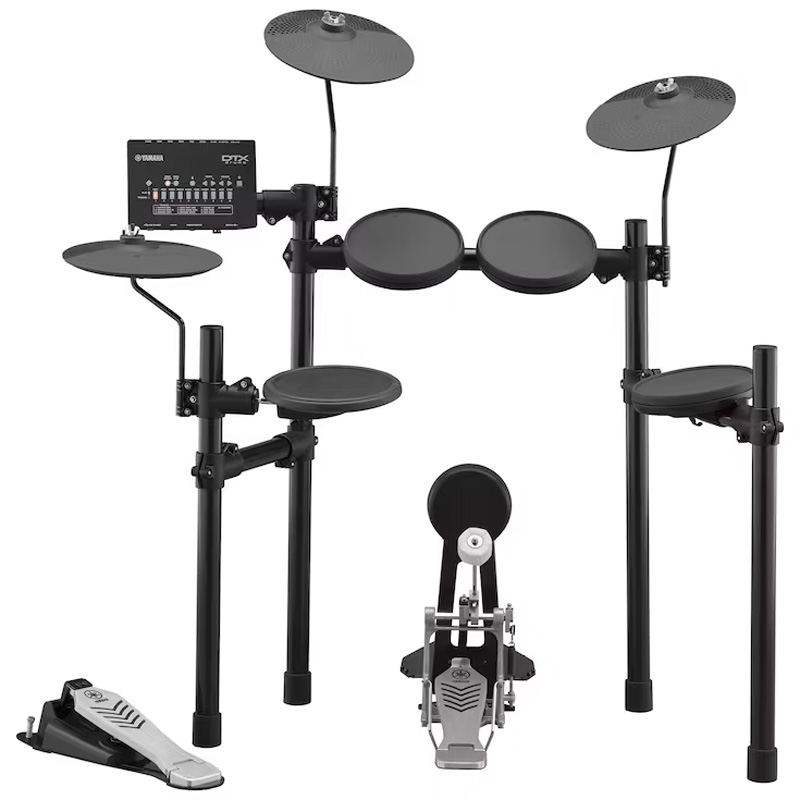 Trống điện tử Yamaha DTX452K, pad snare 3 vùng, 415 âm sắc, 62 nốt đa âm, 10 bộ trống