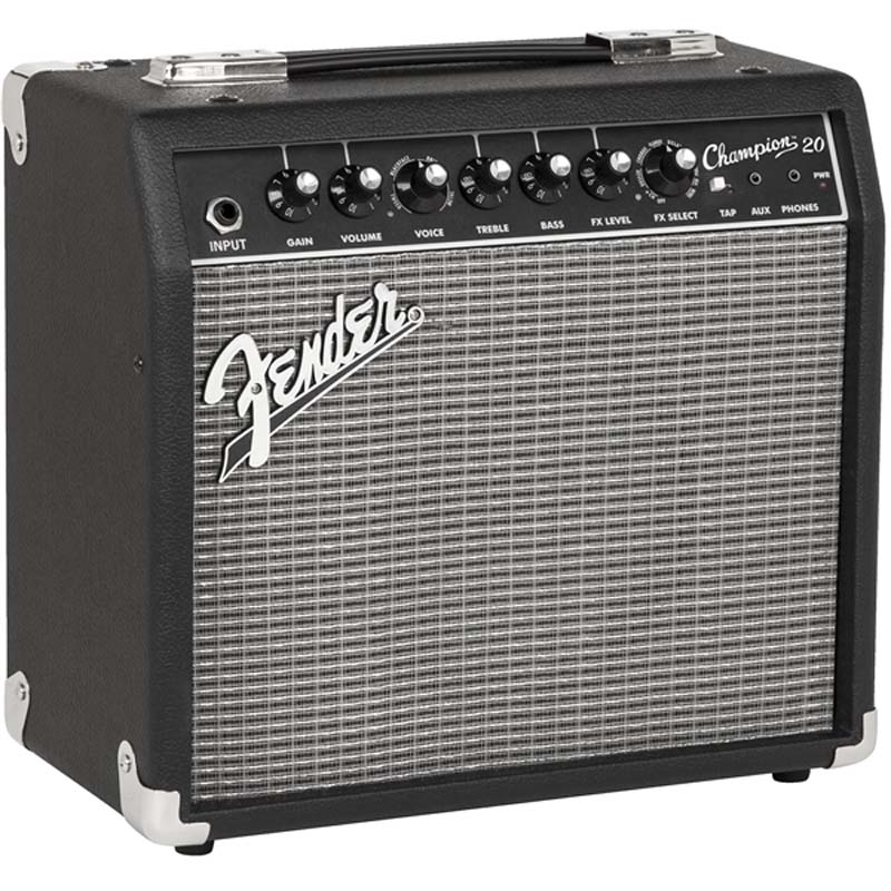 Amply Fender Champion 20, 2 Kênh, Bass 20cm, 20W, AUX In, Phones Out-4