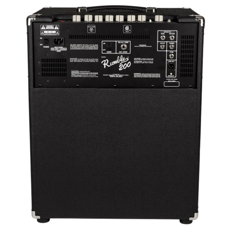 Amply Fender Rumble 200, 1 Kênh, Bass 38cm, 200W, AUX In, XLR, Phones Out-2