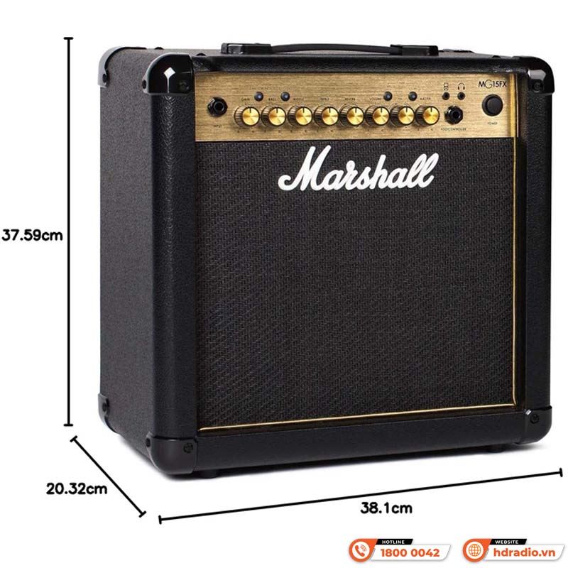 Amply Marshall MG15GFX