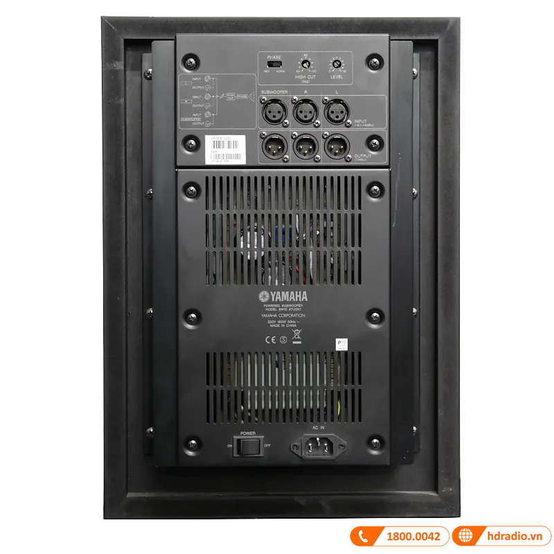 Loa Sub Yamaha SW10 STUDIO, Bass 25cm, Công suất 180W-3