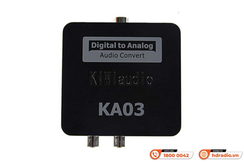Bộ chuyển đổi âm thanh Digital sang Analog Kiwi KA03 Bộ chuyển đổi âm thanh Digital sang Analog Kiwi KA03