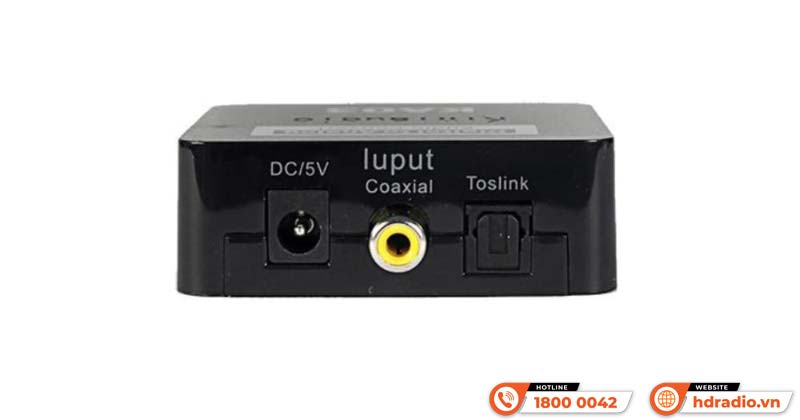Bộ chuyển đổi âm thanh Digital sang Analog Kiwi KA03 Bộ chuyển đổi âm thanh Digital sang Analog Kiwi KA03