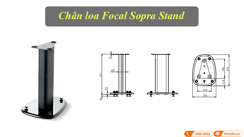 Chân Loa Focal Sopra Stand