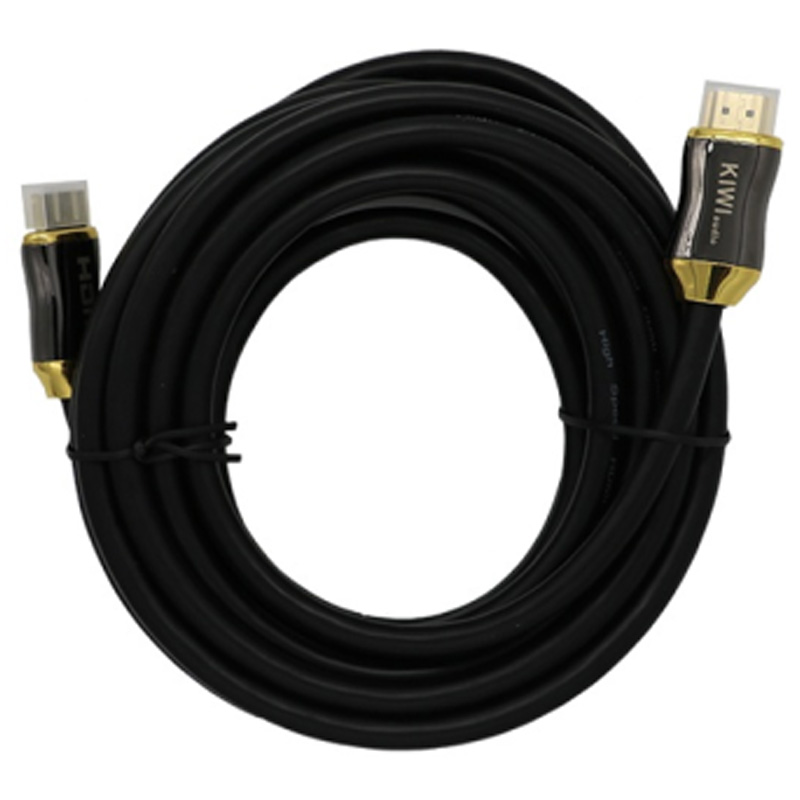 Dây HDMI Kiwi 2.0 KW-HD2/2M, bọc lụa dài 2m đầu mạ vàng 24K