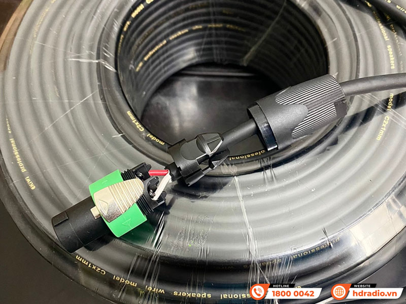 Dây loa Kiwi C2x1 bằng đồng cuộn 100m