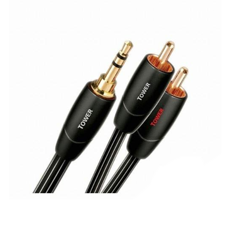 Dây Tín Hiệu Audioquest Tower (Độ dài 0,6m, 1m, 1,5m, 2m, 3m, 5m, 8m, 12m, 16m, 20m) 3.5 to AV, AV to AV