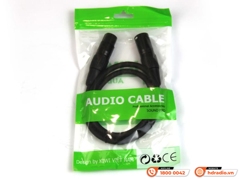 Dây Canon đực cái Kiwi CN0.8 0.8m