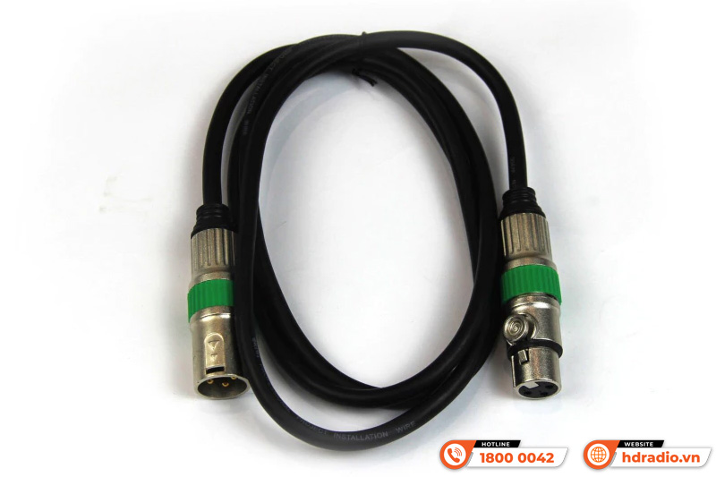 Dây Canon cao cấp Đực Cái Kiwi CN1.5 bằng đồng dài 1,5m