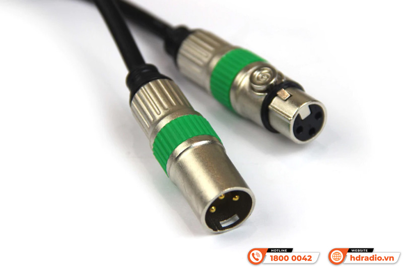 Dây Canon cao cấp Đực Cái Kiwi CN1.5 bằng đồng dài 1,5m