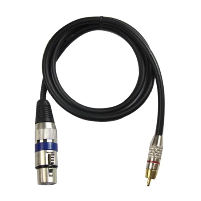 Dây Canon Cái ra 1AV Kiwi CR0.8 bằng đồng dài 0.8m