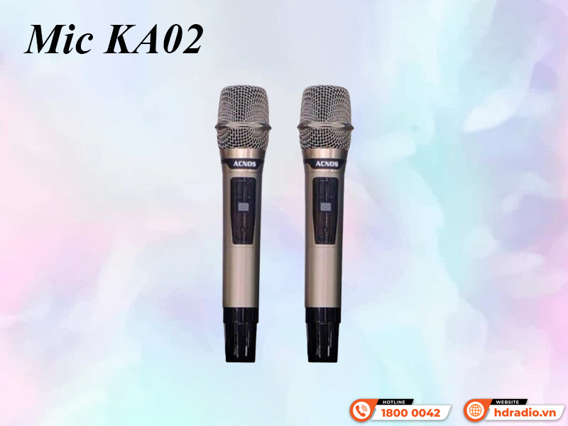 Mic KA02 tương thích với loa Acnos CS445D/CS550/các loa mới