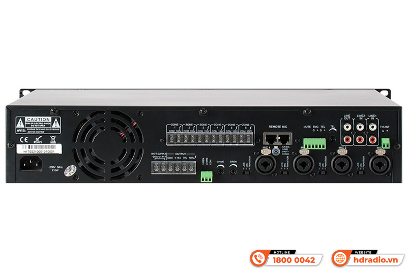 Amply 6 vùng ITC TI-2406S