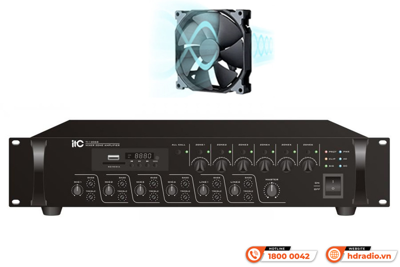 Amply 6 vùng ITC TI-2406S