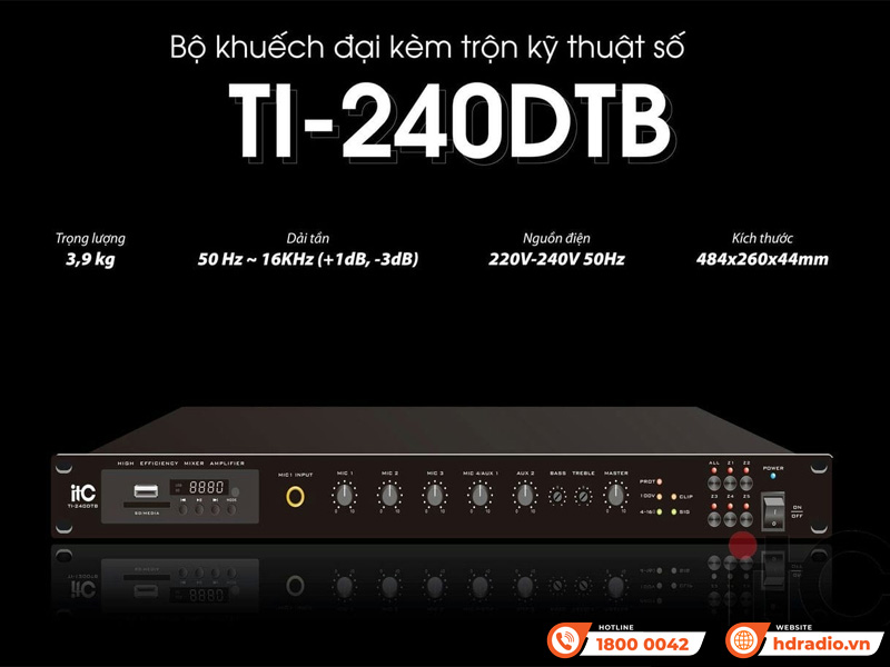 Amply ITC TI-240DTB