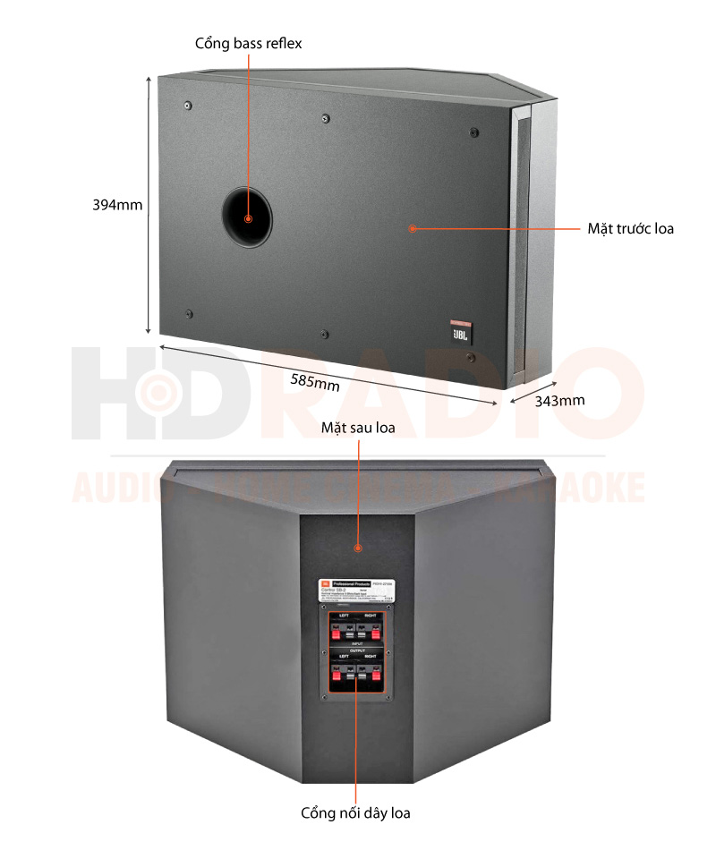 Chú thích Loa sub JBL Control SB 2