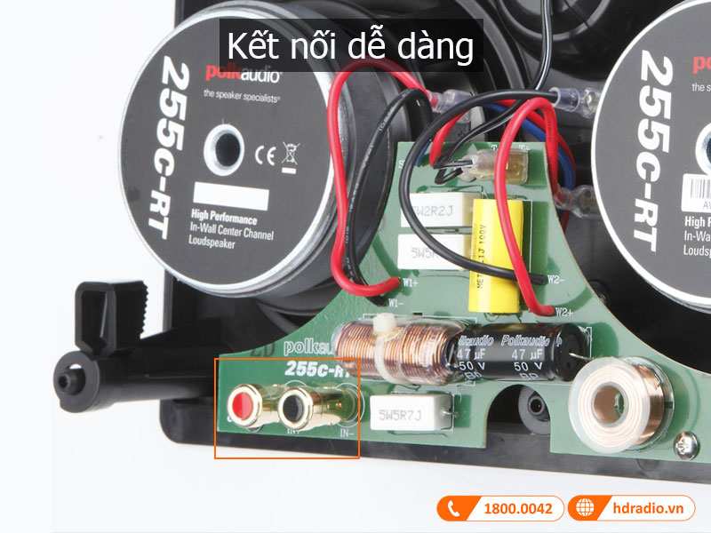 Ket noi Loa Polk Audio 255c-RT