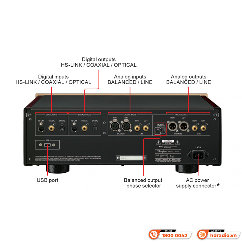 Voicing Equalizer Accuphase DG68-6