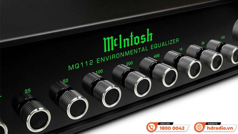 8 băng tần Equalizer McIntosh MQ112