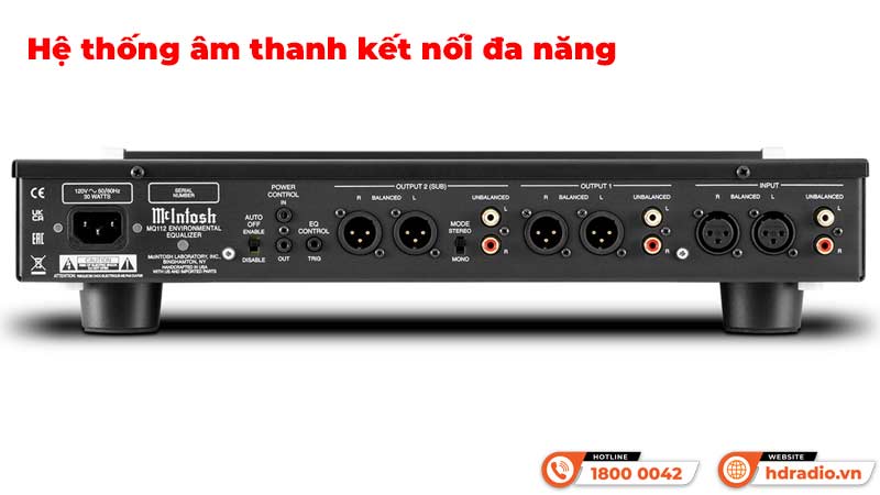 Kết nối Equalizer McIntosh MQ112