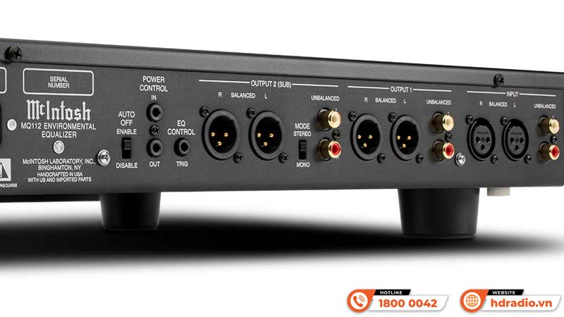 Kết nối Equalizer McIntosh MQ112
