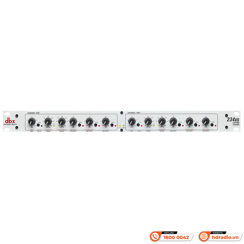 Crossovers DBX 234XS, 2 kênh, Jack Cannon-1