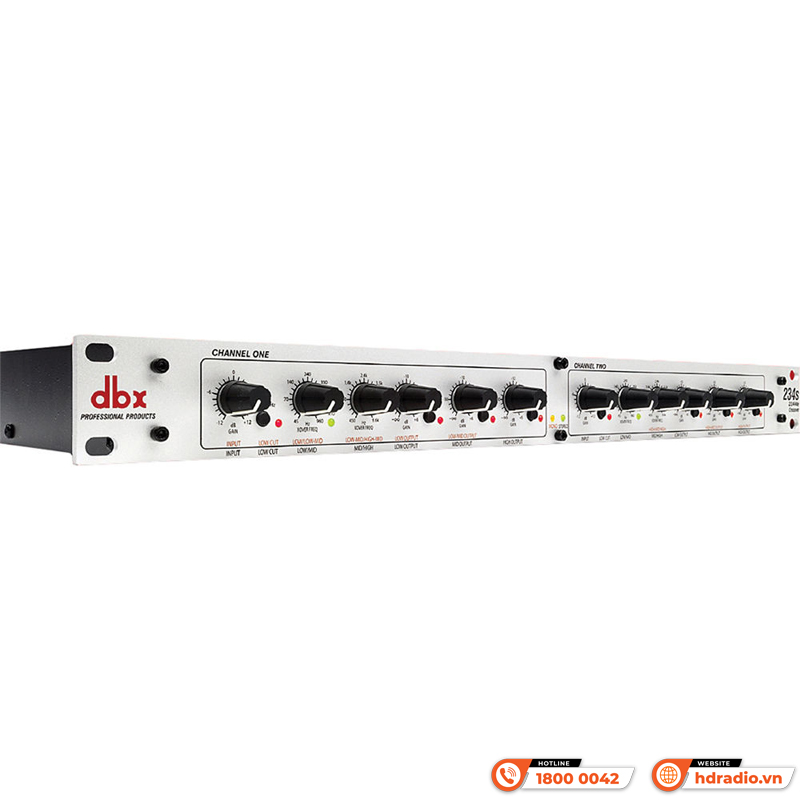 Crossovers DBX 234XS, 2 kênh, Jack Cannon-2