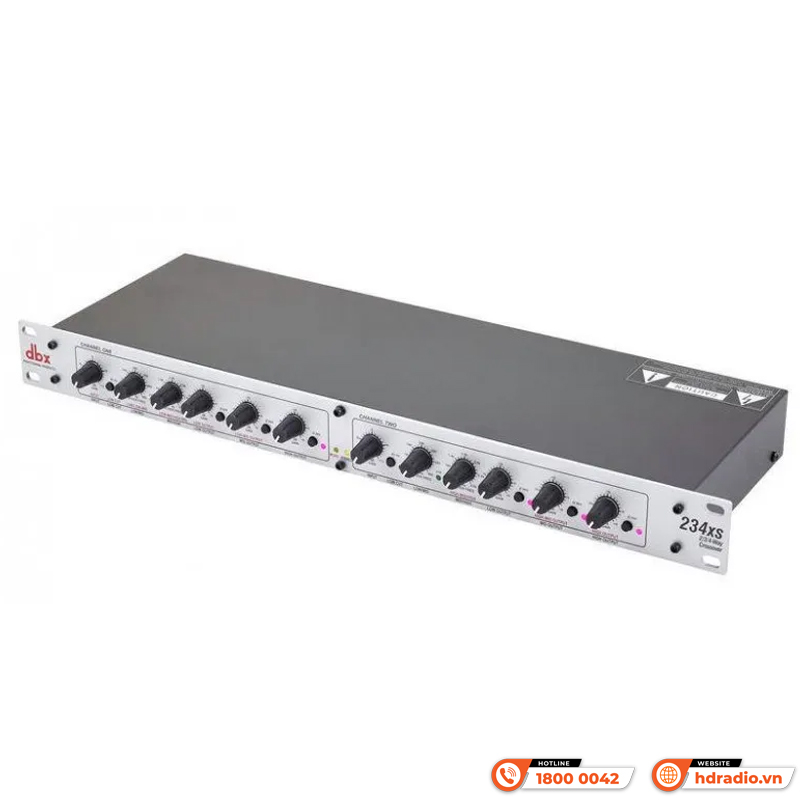 Crossovers DBX 234XS, 2 kênh, Jack Cannon-3