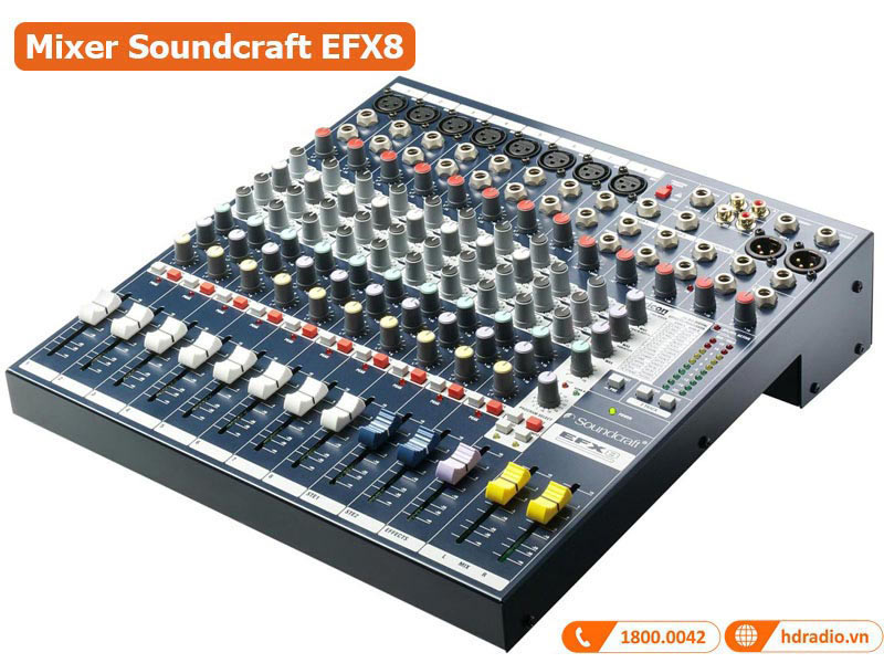 Dàn âm thanh sân khấu biểu diễn Acoustic SK27- Mixer Soundcraft EFX8 Dàn âm thanh sân khấu biểu diễn Acoustic SK27- Mixer Soundcraft EFX8
