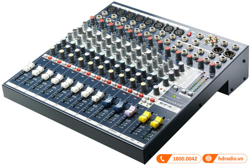 Dàn âm thanh sân khấu biểu diễn Acoustic SK28 - Mixer Soundcraft EPM8