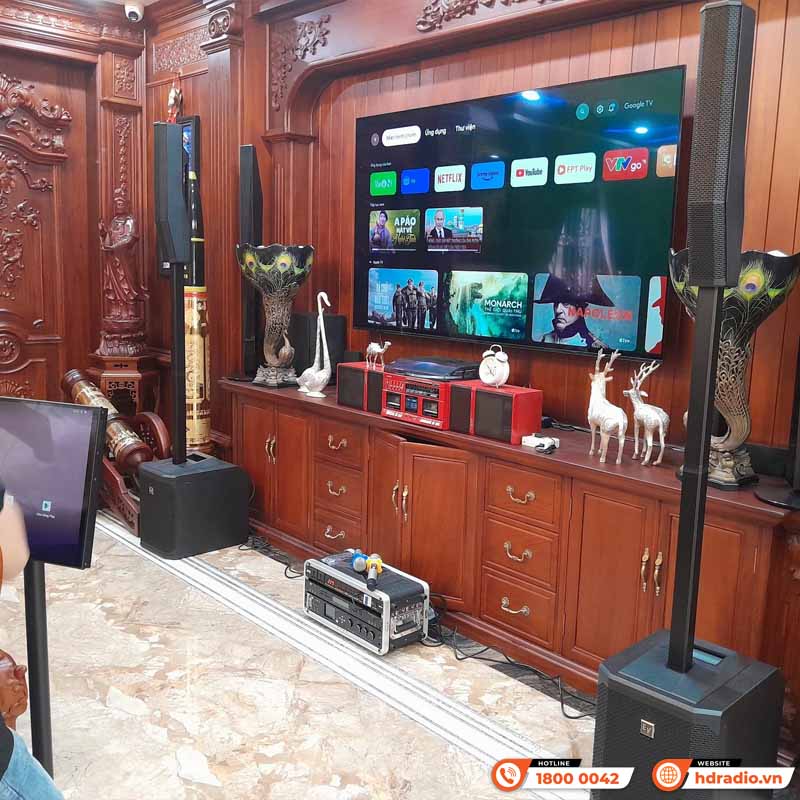 Dàn karaoke Column SK09 (Electro-Voice Evolve 30M, JKAudio K800, X9000 Pro, Tủ Rack ABS 4U)-2