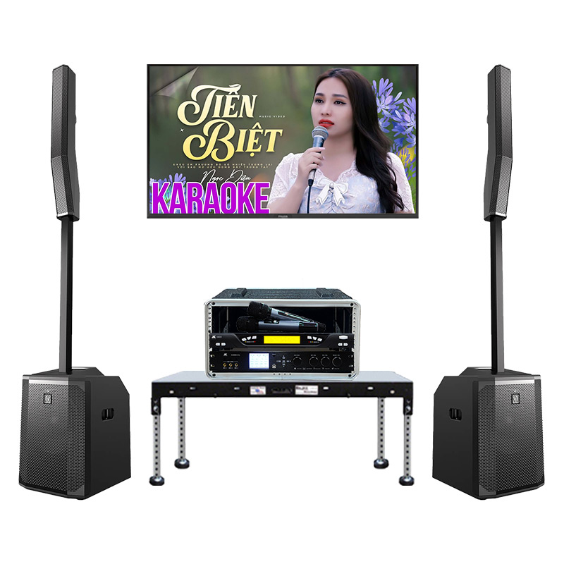 Dàn karaoke Column SK10 (Electro-Voice Evolve 50M, JKAudio K800, X9000 Pro, Tủ Rack ABS 4U) Dàn karaoke Column SK10 (Electro-Voice Evolve 50M, JKAudio K800, X9000 Pro, Tủ Rack ABS 4U)