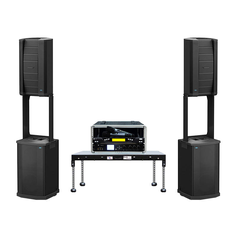 Dàn karaoke Column Array SK11 (Bose F1 Model 812 + sub F1, JKAudio k800, X9000 Pro, Tủ Rack ABS 4U)