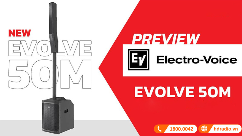 Dàn âm thanh sân khấu biểu diễn Column Array SK24-loa Electro-Voice Evolve 50M