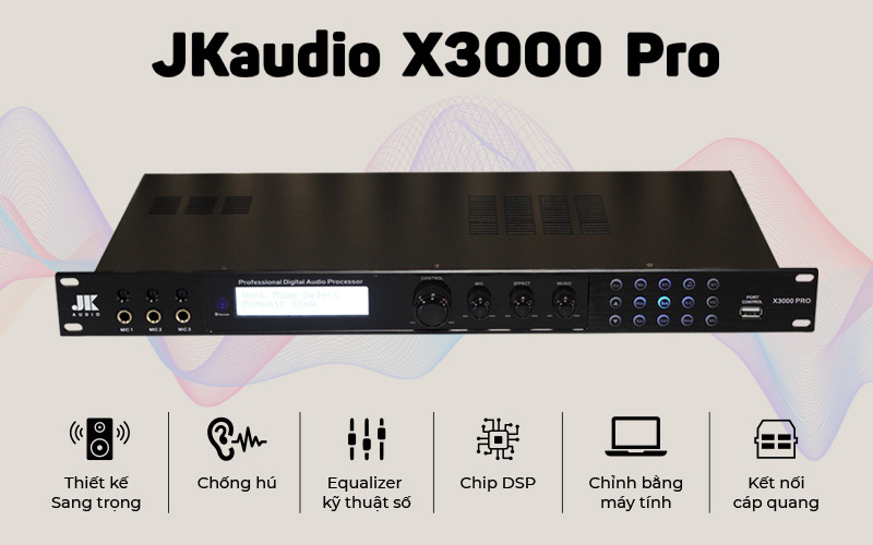 Dàn âm thanh sân khấu biểu diễn Column Array SK25-JKaudio X3000 Pro