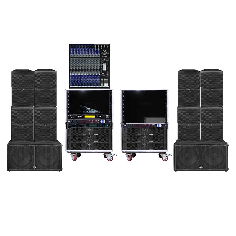 Dàn âm thanh PUB-BAR PB01 (Wharfedale WH12, Impact X218B, Versadrive SC-36, Pro SL824USB, CPD3600, JKaudio K800, Kiwi S803A, Rack 12U)