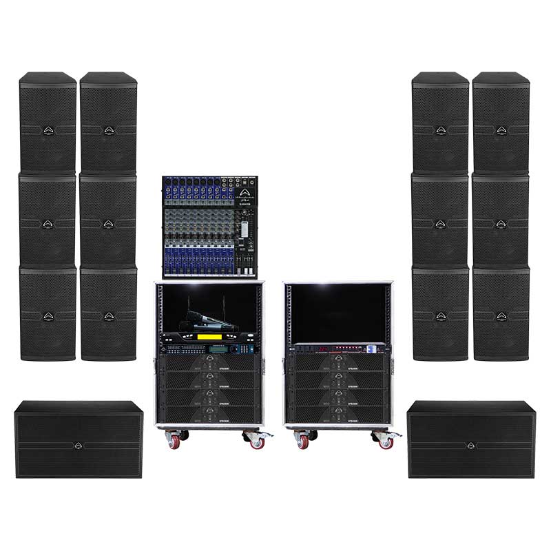 Dàn âm thanh PUB-BAR PB02 (Wharfedale Anglo E12, SL824USB, Anglo E218B, CPD3600, Versadriver SC-48, JKaudio K800, Kiwi S803A, Rack 12U)
