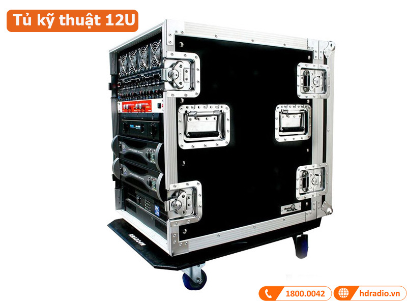 Dàn âm thanh sân khấu biểu diễn PUB-LOUNGE SK08-tủ kỹ thuật 12U